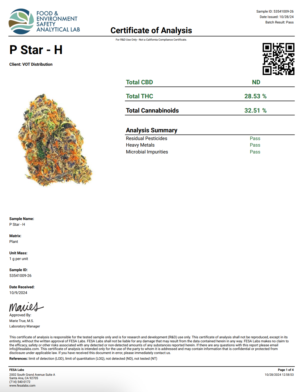 Freezo THCa Flower 112g QP Jars - P Star
