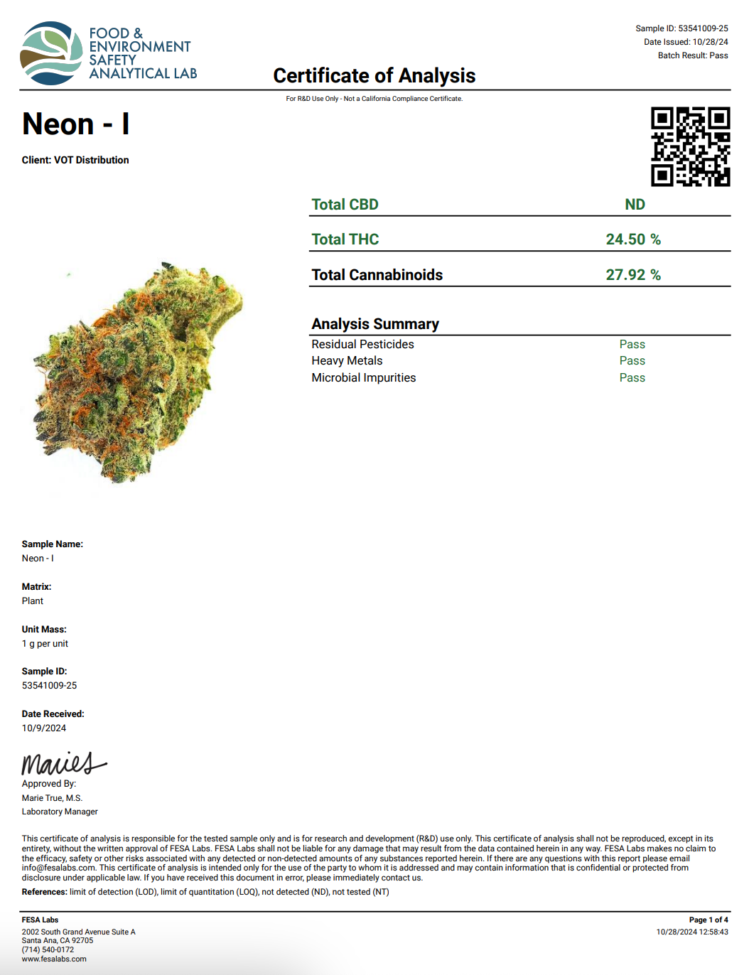Freezo THCa Flower 16g - Neon
