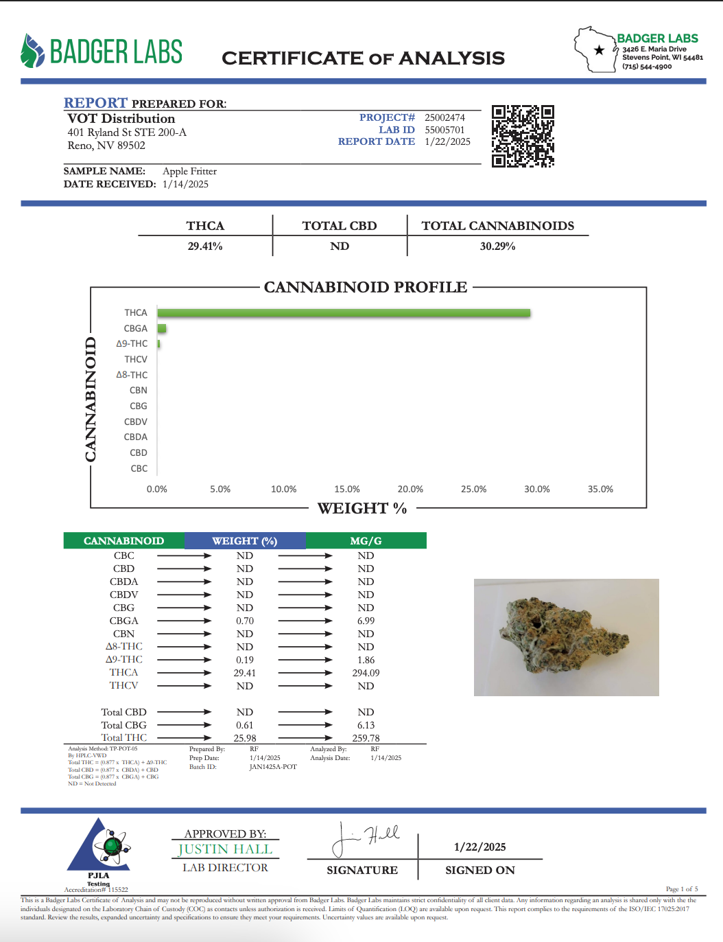 Freezo THCa Flower 16g - Apple Fritter