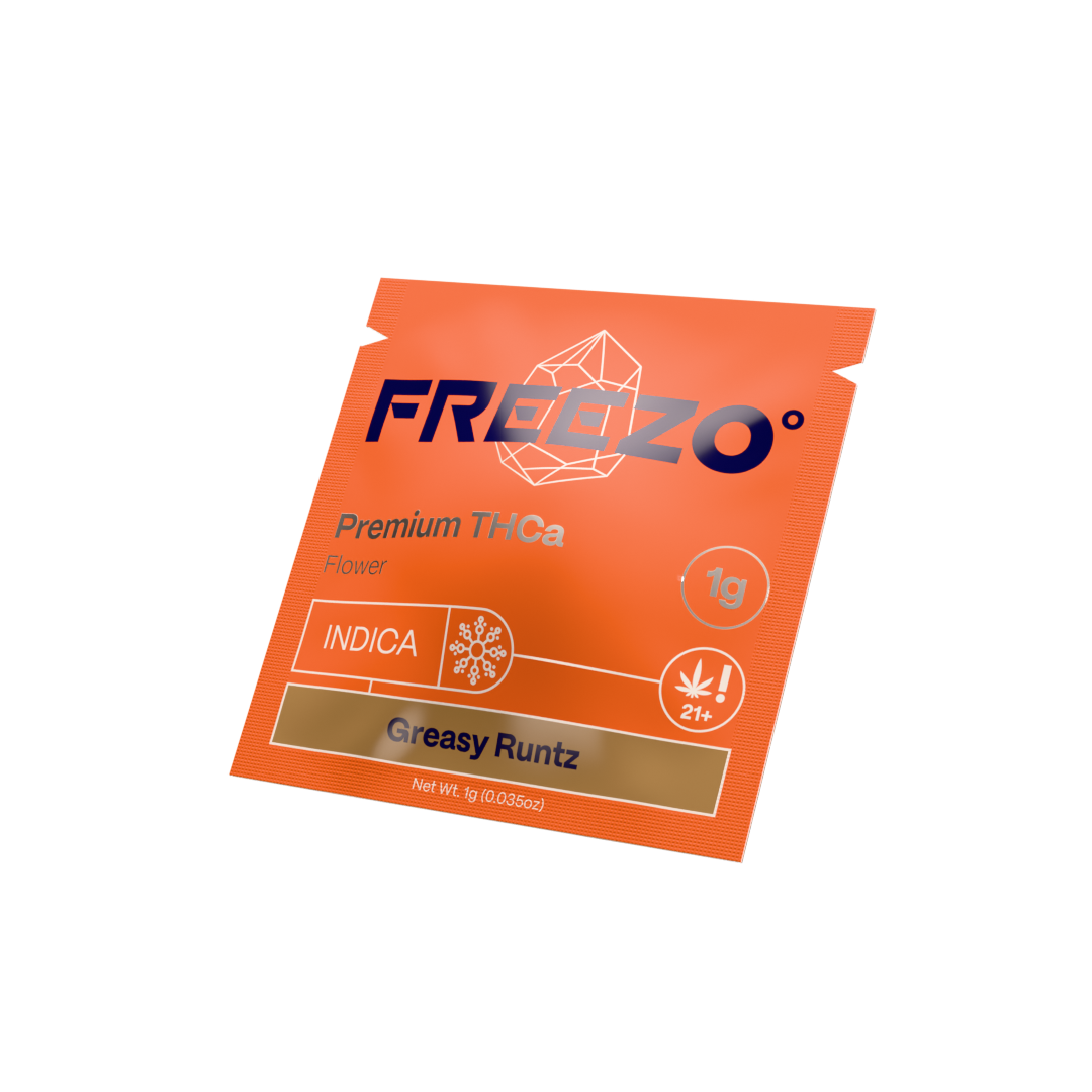 Freezo THCa Flower 1g (28ct) - Greasy Runts