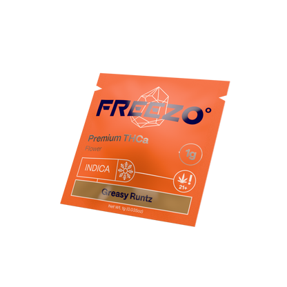 Freezo THCa Flower 1g (28ct) - Greasy Runts